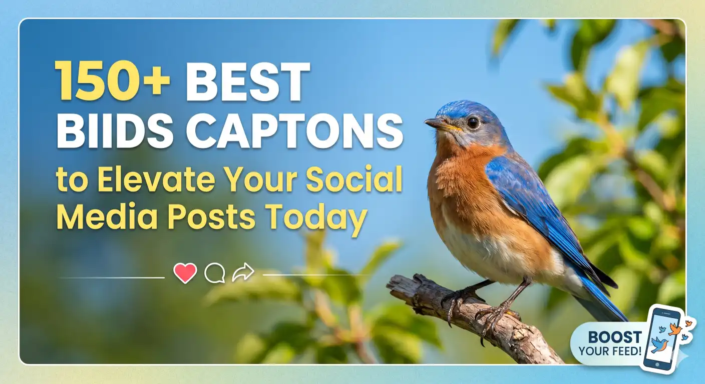 150+ Best Birds Captions to Elevate Your Social Media Posts Today