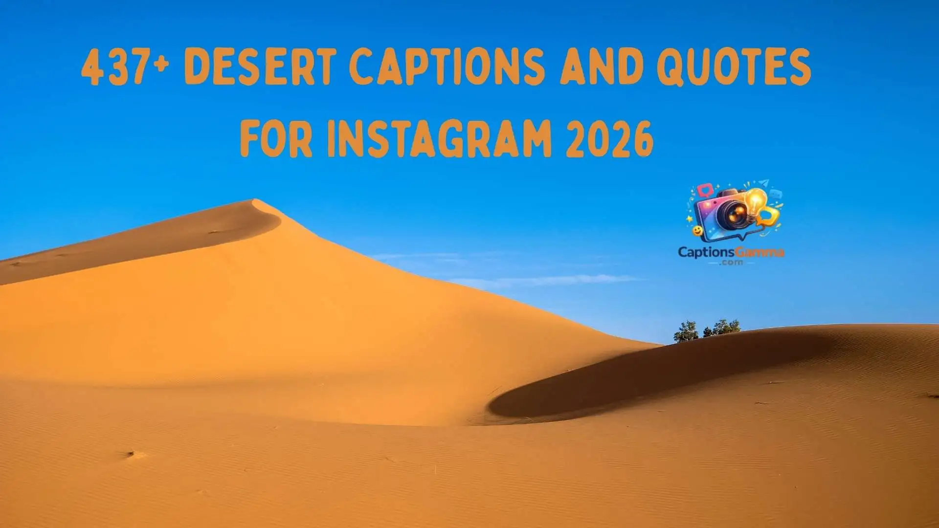 desert captions