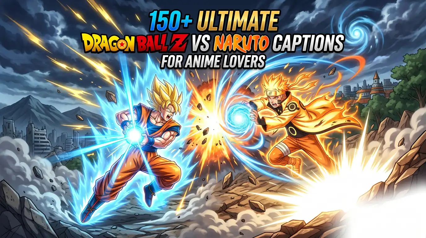dragon ball z vs naruto captions