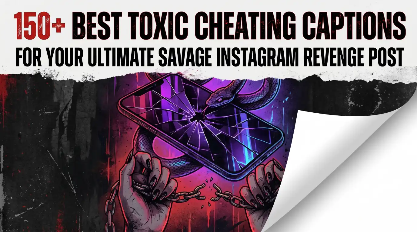 toxic cheating captions
