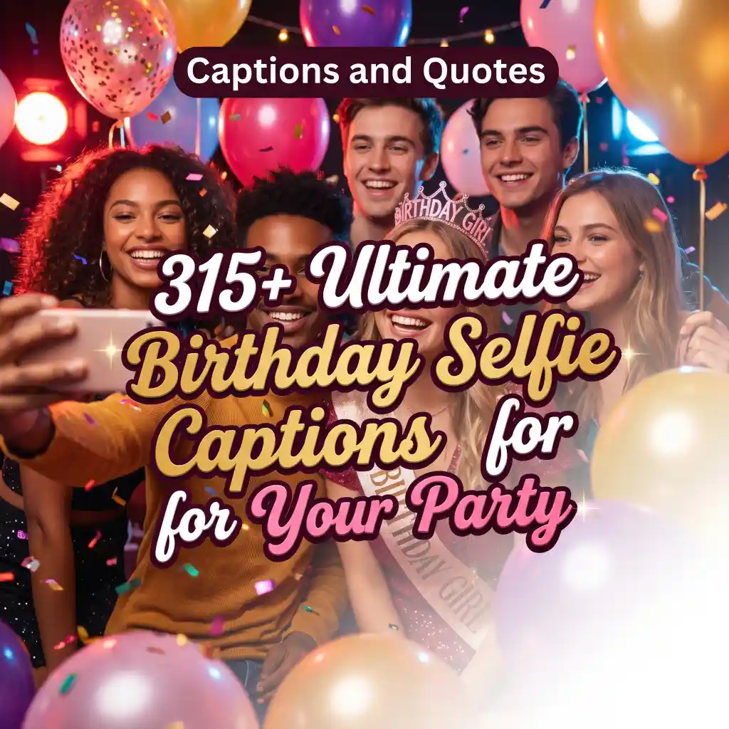 Birthday Selfie Captions