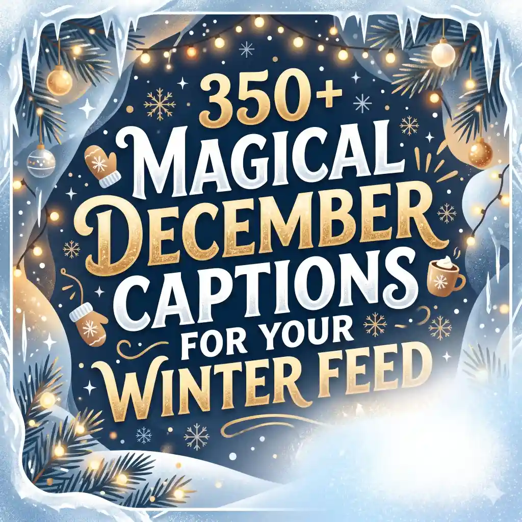 Magical December Captions