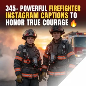 Powerful Firefighter Instagram Captions