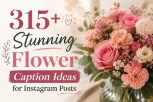 Stunning Flower Caption Ideas