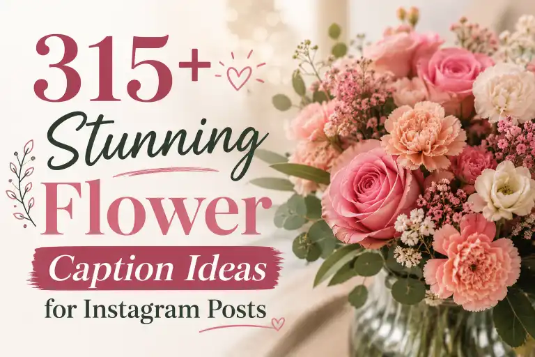 Stunning Flower Caption Ideas