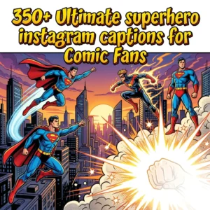 Ultimate superhero Instagram captions