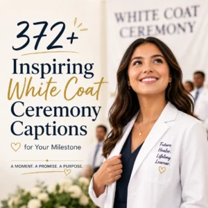 White Coat Ceremony Captions