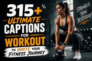 315+ Captions For Workout to Ignite Your Fitness Journey