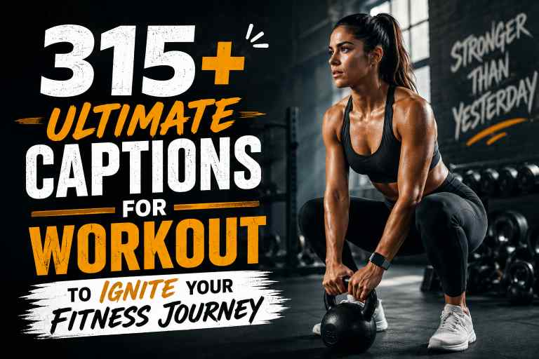 315+ Captions For Workout to Ignite Your Fitness Journey
