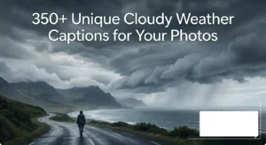 Cloudy Weather Captions