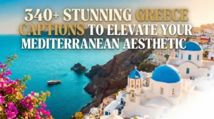 340+ Stunning Greece Captions to Elevate Your Mediterranean Aesthetic