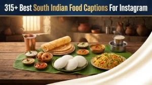 South Indian Food Captions