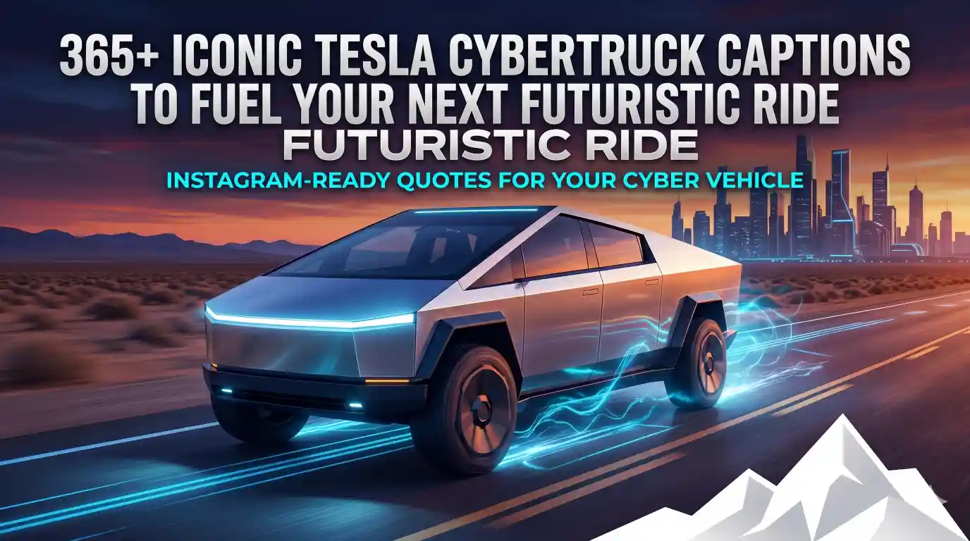 Tesla Cybertruck Captions